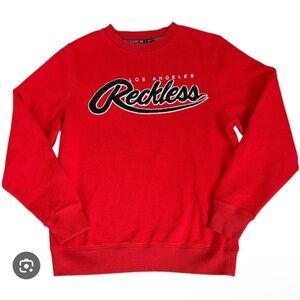 Young & Reckless Vibrant Red Pullover